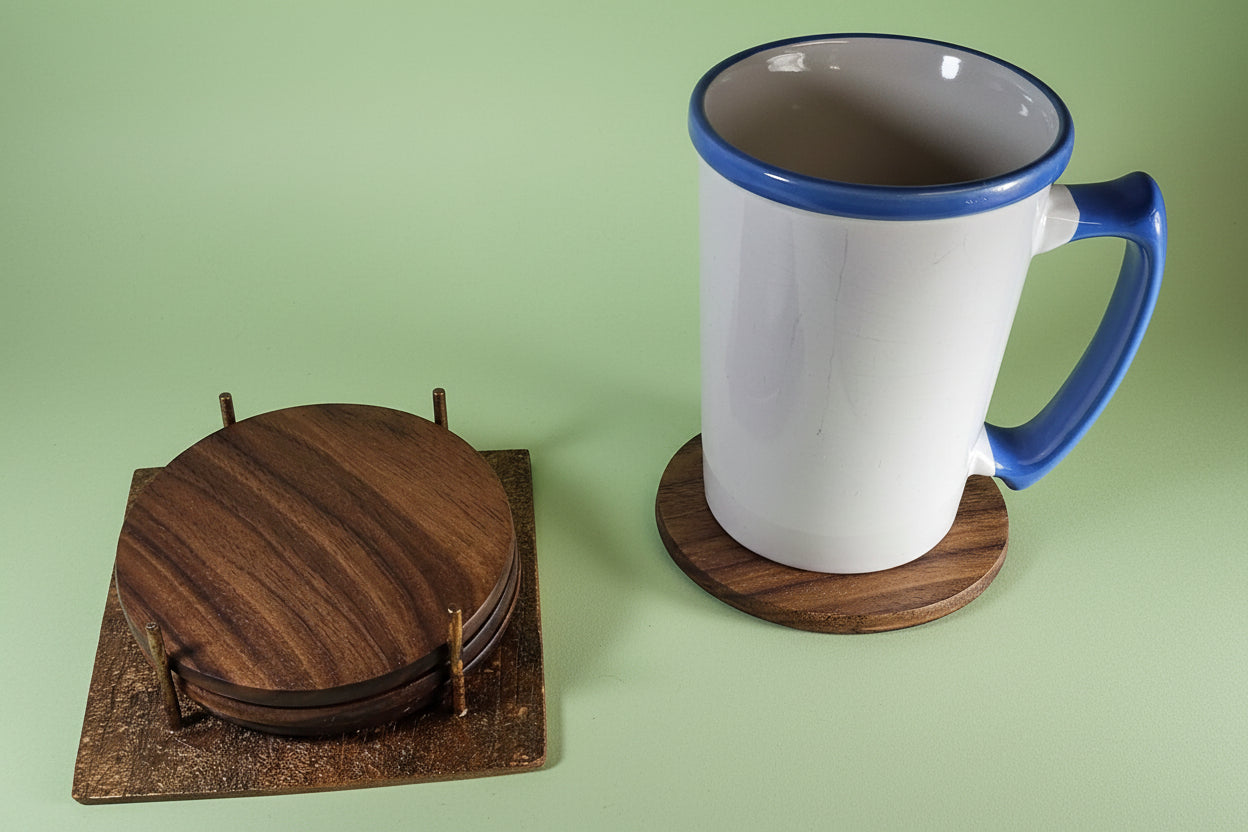 D. Warm walnut coasters