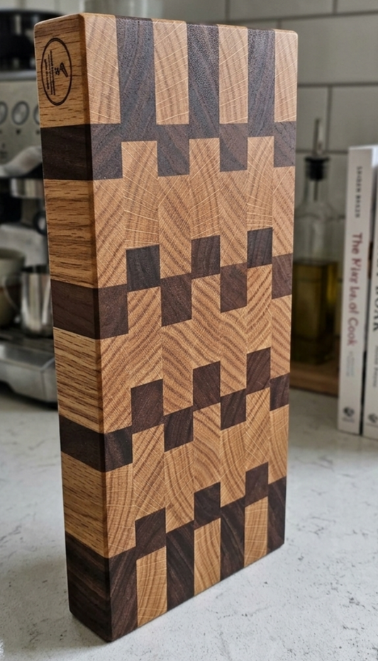 C. End-grain cutting board